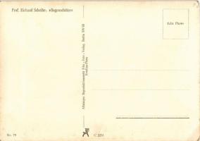 Berlin; Professor Richard Scheibe: "Bogenschütze" / Íjász, szobor, Harmadik Birodalom / Ge...