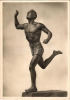 Berlin; Hans Haffenrichter: "Am Ziel" / "A célban", szobor, Harmadik Birodalom / German sculptor, "At the finish", sculpture, Third Reich. photo Berolina (EK)