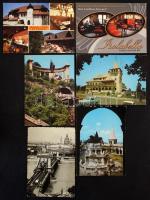 Budapest legalább 600 modern képeslap, hozzá néhány egyéb lap, cipős dobozban. Érdekes anyag!!