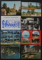 700-800 db modern képeslap balatoni helységek A-B