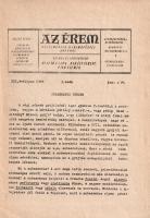Az Érem. Közlemények az éremgyűjtés köréből. Szerkeszti Huszár Lajos, Király Ferenc, Kupa Mihály és ...