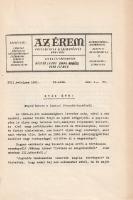 Az Érem. Közlemények az éremgyűjtés köréből. Szerkeszti Huszár Lajos, Király Ferenc, Kupa Mihály és ...