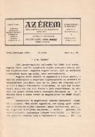 Az Érem. Közlemények az éremgyűjtés köréből. Szerkeszti Huszár Lajos, Király Ferenc, Kupa Mihály és ...