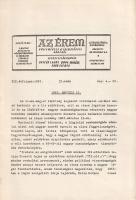 Az Érem. Közlemények az éremgyűjtés köréből. Szerkeszti Huszár Lajos, Kupa Mihály és Pávó Elemér. 23...