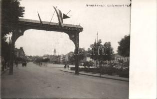 Marosvásárhely Széchenyi square Székely gate photo