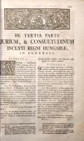 [Werbőczy István] Werböcz, Stephanus de: Corpus juris hungarici. Opus Tripartitum et Novellae. (Werb...