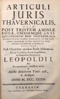 [Werbőczy István] Werböcz, Stephanus de: Corpus juris hungarici. Opus Tripartitum et Novellae. (Werb...