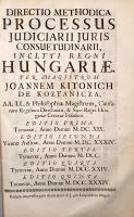 [Werbőczy István] Werböcz, Stephanus de: Corpus juris hungarici. Opus Tripartitum et Novellae. (Werb...