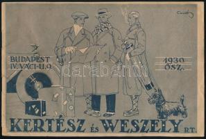 1930 Kertész és Weszely Rt. képes árjegyzéke