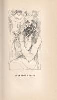 Anekreón: 
Anekreón versei. Anekreóni dalok, töredékek. Fordította Devecseri Gábor. Illusztrálta Sz...