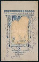 cca 1880 Huszár portré Lenics és Szűcs nagyváradi műterméből, színezett, hátul felragasztás nyomával...