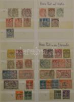 Franciaország gyűjtemény az 1849-1977 közötti időszakból, sok jó értékű adarb és sor + szép gyarmati...