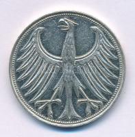 Német Szövetségi Köztársaság 1965D 5M Ag kapszulában, tanúsítvánnyal. T:AU
Federal Republic of Germ...