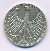 Német Szövetségi Köztársaság 1967J 5M Ag kapszulában, tanúsítvánnyal. T:XF
Federal Republic of Germ...