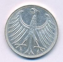 Német Szövetségi Köztársaság 1968D 5M Ag kapszulában, tanúsítvánnyal. T:XF
Federal Republic of Germ...