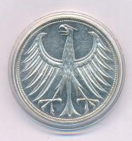 Német Szövetségi Köztársaság 1969G 5M Ag kapszulában, tanúsítvánnyal. T:XF
Federal Republic of Germ...