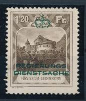 Liechtenstein 1932 Hivatalos Mi 8 ritka darab! (Mi EUR 225.-)