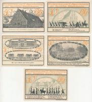 Német Birodalom / Weimari Köztársaság / Lübeck 1921. 50pf (5xklf) T:AU,XF egyiken szakadás
German E...