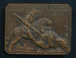 1910-1914 Az Orosházi Szent László Vadásztársaság levelezőlapja, jelvénye, illetve egy vadászati nap...