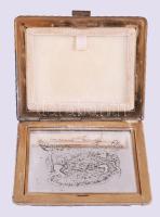 Tűgobelines pudrié, 8,5x7 cm