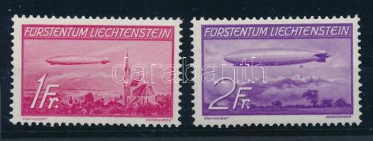 Liechtenstein 1936 Zeppelin sor Mi 149-150 (Mi EUR 200.-)