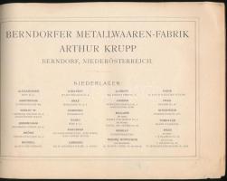 1912 Berndorfer Metallwarenfabrik árjegyzék