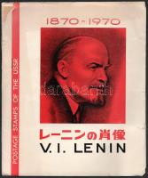 Lenin témájú bélyegek 71 darabos szovjet összeállítás