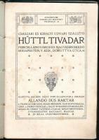cca 1920 Hüttl Tivadar Budapest X.-ik árjegyzék, folttal