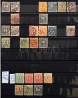 1871-1949 Hagyatéki gyűjtemény másodpéldányokkal, teljes sorokkal is, magas katalógus értékben, 30 l...