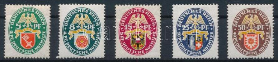 1929 Mi 430-434 szép minőségű ritka sor (Mi EUR 75.-)