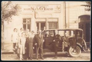 1926 Nagy József étterme, Kolozsvár, 10x15 cm