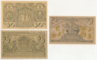 Német Birodalom / Weimari Köztársaság / Oberammergau 1921. 25pf-75pf (3xklf) T:UNC,AU
German Empire...