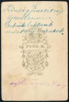 cca 1880-1890 nyéki Kintzig János (1828-1904) nagybirtokos, takarékpénztári igazgató és felesége, Ze...