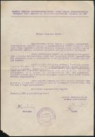 1935 Erdélyi Férfiak Egyesületének Kőrösi Csoma Sándor Munkáscsoportja adománykérő levél, hajtott