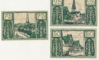 Német Birodalom / Weimari Köztársaság / Holzminden 1922. 25pf-75pf (3xklf) T:AU
German Empire / Wei...