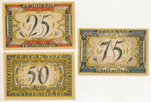 Német Birodalom / Weimari Köztársaság / Twistringen 1921. 25pf-75pf (3xklf) T:AU German Empire / Weimar Republic / Twistringen 1921. 25 Pfennig - 75 Pfennig (3xdiff) C:AU