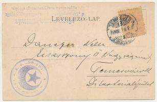 1899 Temesvár, Timisoara; Józsefvárosi zárda. Schmidt Edgar kiadása / nunnery, boarding school + &qu...