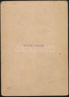 cca 1900-1910 Vertán Adorján (1859-1928) építész, a magyarbánhegyesi Vertán család tagjának portréja...