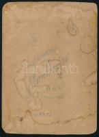 cca 1885 A magyarbánhegyesi Vertán család hölgytagjának portréja, kabinetfotó Marie Drescher aradi m...