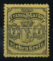 Német államok - Bremen 1867 7Gr Mi 13 szép minőség! (Mi EUR 180.-)