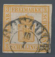 Német államok Mecklenburg Schwerin 1856 Mi 20 ritka darab