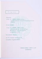 1974 FTC 1000. nemzetközi mérkőzése emléklap + 1975 FTC díszközgyűlés meghívó