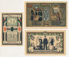 Német Birodalom / Weimari Köztársaság / Frose in Anhalt 1921. 10pf-1M (3xklf) T:AU
German Empire / ...