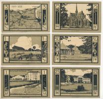 Német Birodalom / Weimari Köztársaság / Bad Doberan 1920 k. 25pf-3M (6xklf) T:AU
German Empire / We...