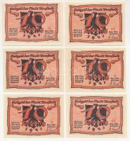 Német Birodalom / Weimari Köztársaság / Arnstadt 1921. 10pf (6xklf) T:AU German Empire / Weimar Republic / Arnstadt 1921. 10 Pfennig (6xdiff) C:AU