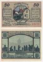 Német Birodalom / Weimari Köztársaság / Mainbernheim 1921. 25pf-50pf (2xklf) T:AU,XF folt
German Em...