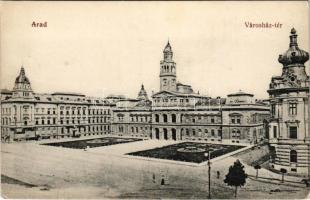 Arad, Városháza tér. Kerpel Izsó kiadása / town hall, square (EK)