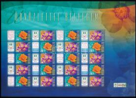 2006 Üdvözlettel bélyegem III. - Kék promóciós teljes ív (11.500)