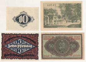 Német Birodalom / Weimari Köztársaság 1920-1921. 10pf-50pf (4xklf) T:AU
German Empire / Weimar Repu...