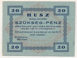 1923. Hollóháza "Hollóházi Kerámia Gyár R.T." 20K T:AU Adamo HOL-1.2